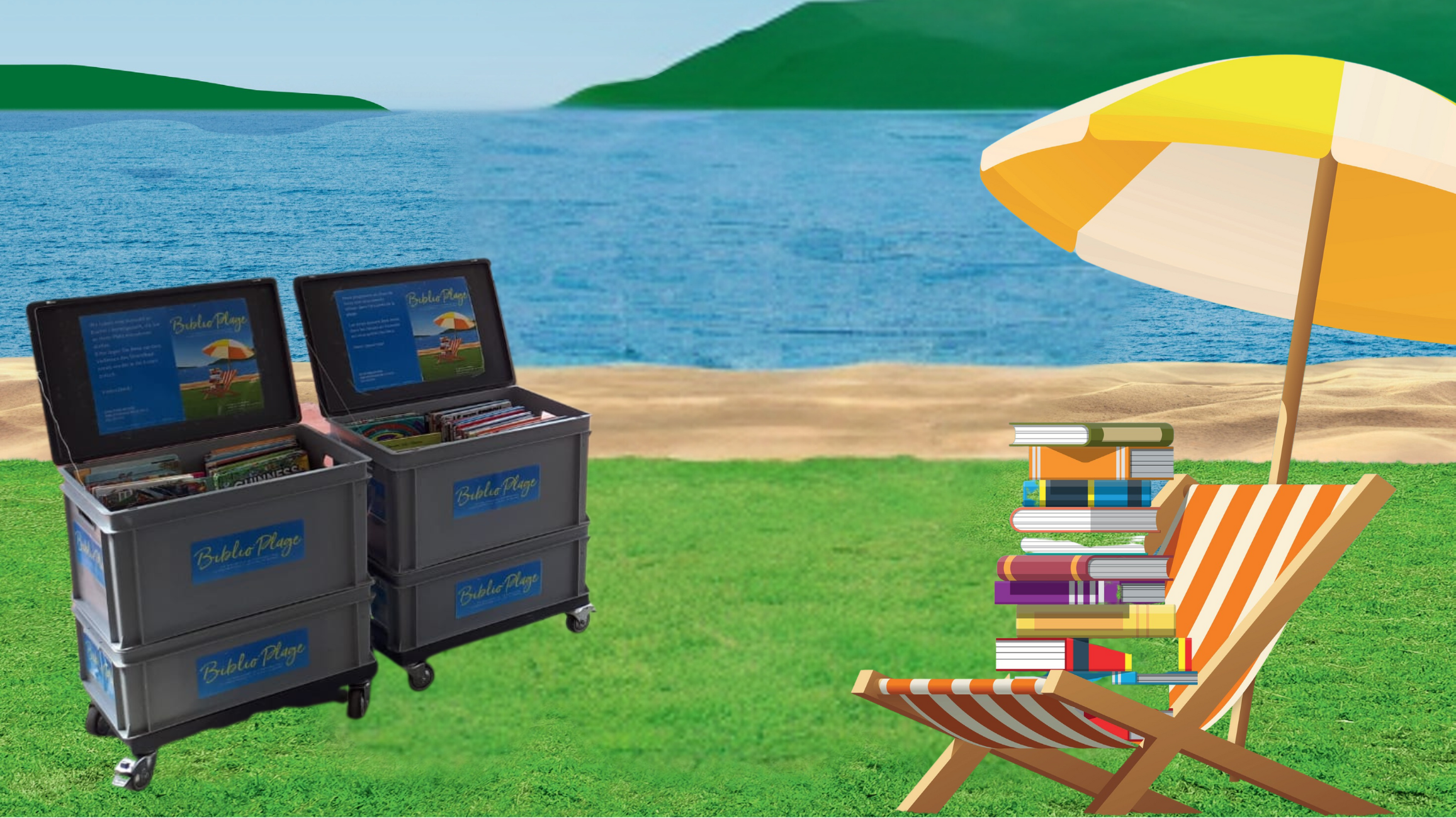 Biblio'plage slider